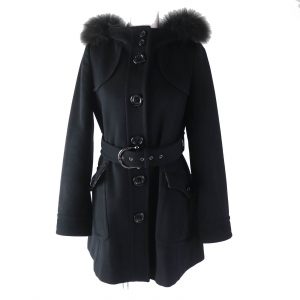 BURBERRY BLUE LABEL coat FNF05-716-09 wool black 38