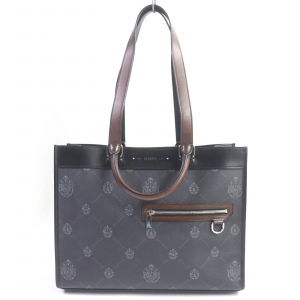 Berluti Tote Bag leather black Ulysse