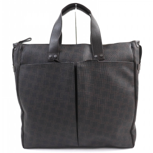 Dunhill Briefcase Main: PVC, Part: Leather Dark brown D-EIGHT mens Use