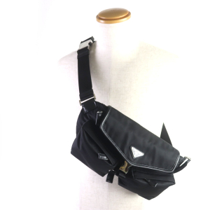 PRADA Sling bag 2VH174 Nylon black