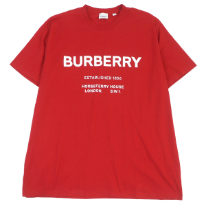 BURBERRY Short sleeve T-shirt 8011540 cotton Red XL