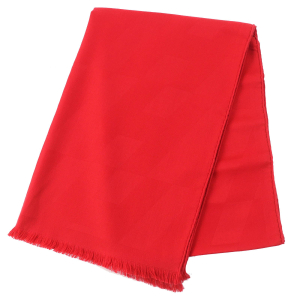 HERMES shawl 262223S cashmere Red Etol Bias H