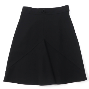 HERMES flare skirt 3E0315DJ Rayon black 42