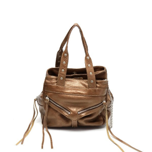 botkier Handbag Leather (leather) gold Handbag Women Used Authentic