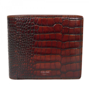 CELINE Bifold Wallet 10C873FGM.19BR Calfskin Brown New logo Bifold wal