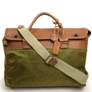 Felisi Handbag 20207 Nylon / leather khaki Men's Women Handbag unisex(