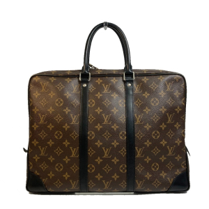 LOUIS VUITTON Briefcase M40225 Monogram canvas Brown Monogram Macasa P