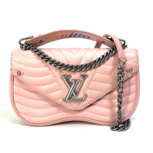 LOUIS VUITTON Shoulder Bag M51944 leather pink Crossbody New Wave Chai