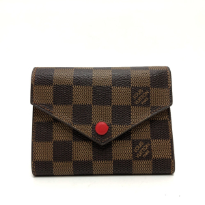 LOUIS VUITTON Folded wallet N41659 Damier canvas Brown Portefeuille Vi