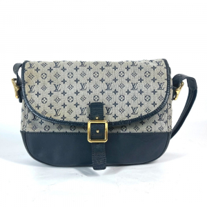 LOUIS VUITTON Shoulder Bag M92670 Monogram mini canvas Navy Monogram m