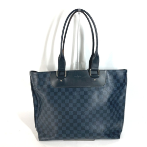 LOUIS VUITTON Tote Bag N41397 Damier Cobalt Canvas Navy Damier Cobalt 