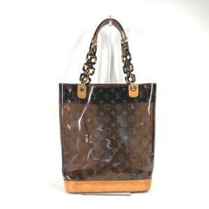 LOUIS VUITTON Tote Bag M92501 Plastics Brown Monogram Plastics Cabas A