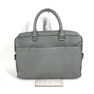 LOUIS VUITTON Business bag M32711 Taiga Leather gray Taiga Taiga Porto