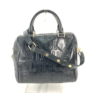 LOUIS VUITTON Handbag M95814 leather black 2008 Limited Edition Monogr