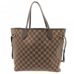 LOUIS VUITTON Tote Bag N40599 Damier canvas Brown Neverfull MM Women U
