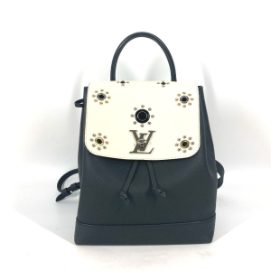 LOUIS VUITTON Backpack M54108 leather black Rock Me Backpack Studs