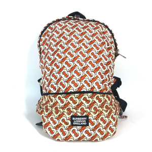 BURBERRY Backpack Nylon Orange Sling bag, waist pouch, belt bag TB log