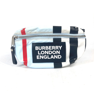 BURBERRY Sling bag 8023909 Nylon white Check logo
