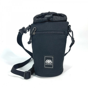 BALENCIAGA Shoulder Bag 618193 Nylon / leather black Bottle Holder Dra