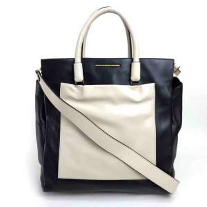 MARC BY MARC JACOBS Handbag leather black Two-tone Bicolor Tote Bag Wo