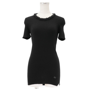 CHANEL knit cashmere black P42530 38