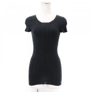 CHANEL tops Cotton nylon black 34