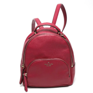 Kate Spade Backpack leather Burple Mini bag Women Used Authentic