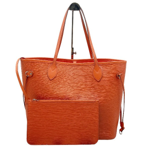 LOUIS VUITTON Tote Bag M40884 Epi Leather Orange Tote Bag Epi Neverful