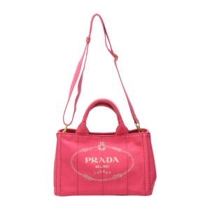 PRADA Tote Bag B2439G Cotton denim pink Tote Bag canvas Canapa Women U