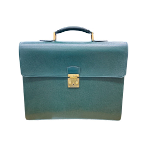 LOUIS VUITTON Business bag M30034 leather green Documents bag Epithea 