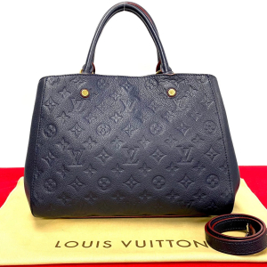 LOUIS VUITTON Shoulder Bag Monogram Ann Platt Navy Monogram Ann Platt 