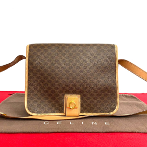 CELINE Shoulder Bag leather Brown