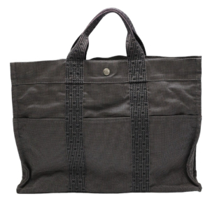 HERMES Tote Bag canvas gray Tote Bag Fool ToeMM Her Line mens(Unisex) 