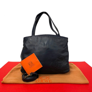 LOEWE Shoulder Bag leather Navy