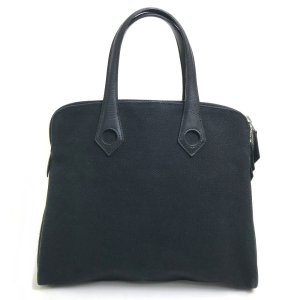 HERMES Handbag Bag Tote Bag Business bag Sac Ibou PM Tower ash black u