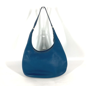 HERMES Shoulder Bag Taurillon Clemence blue Gao