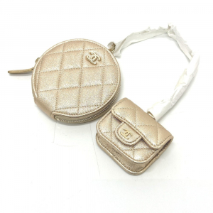CHANEL Bag charm lambskin gold CHANEL 2024 Matrasse COCO Mark