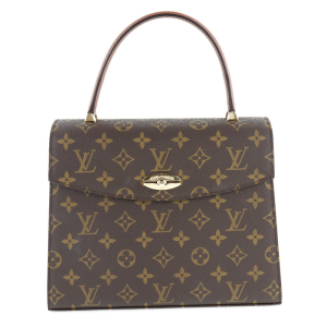 LOUIS VUITTON Handbag M51379 Monogram canvas Brown Malesherbes Women U