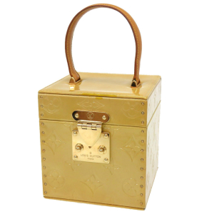 LOUIS VUITTON Handbag M91002 Monogram Vernis Lime yellow Vernis Bleeck