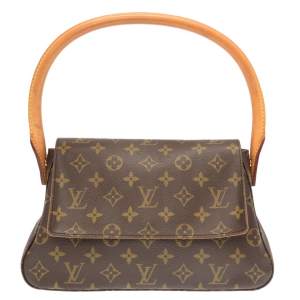 LOUIS VUITTON Handbag M51147 Monogram canvas Brown Monogram Mini Loopi