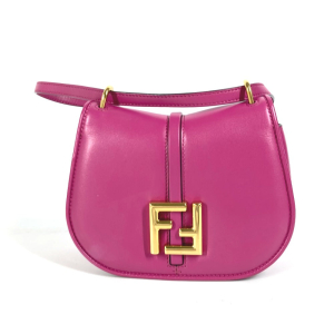 FENDI Shoulder Bag 8BS082 leather purple Come on Small