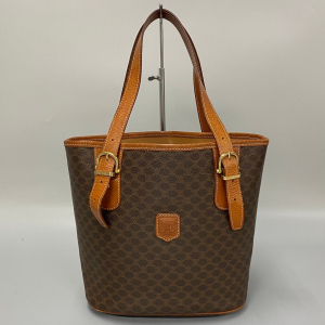 CELINE Tote Bag leather Brown