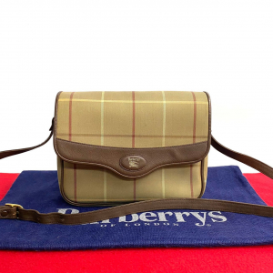 Burberrys Shoulder Bag leather Brown