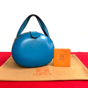 LOEWE Handbag Calfskin blue