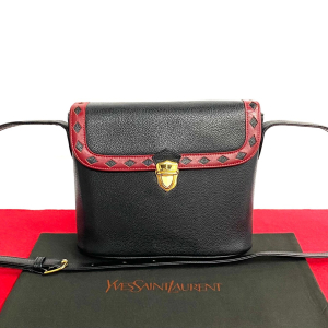 YVES SAINT LAURENT Shoulder Bag leather black