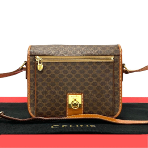 CELINE Shoulder Bag leather Brown