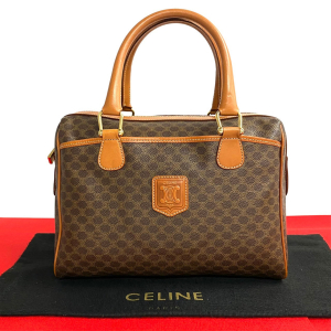 CELINE Handbag leather Brown