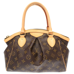 LOUIS VUITTON Handbag M40143 Monogram canvas Brown Monogram Tivoli PM 