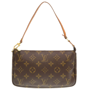LOUIS VUITTON Pouch M51980 Monogram canvas Brown Monogram Pochette Acc