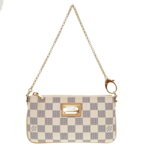 LOUIS VUITTON Pouch N60027 Damier Azur Canvas white Accessory pouch Da